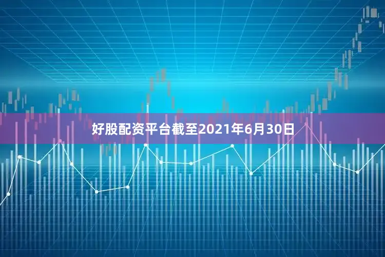 好股配资平台　　截至2021年6月30日